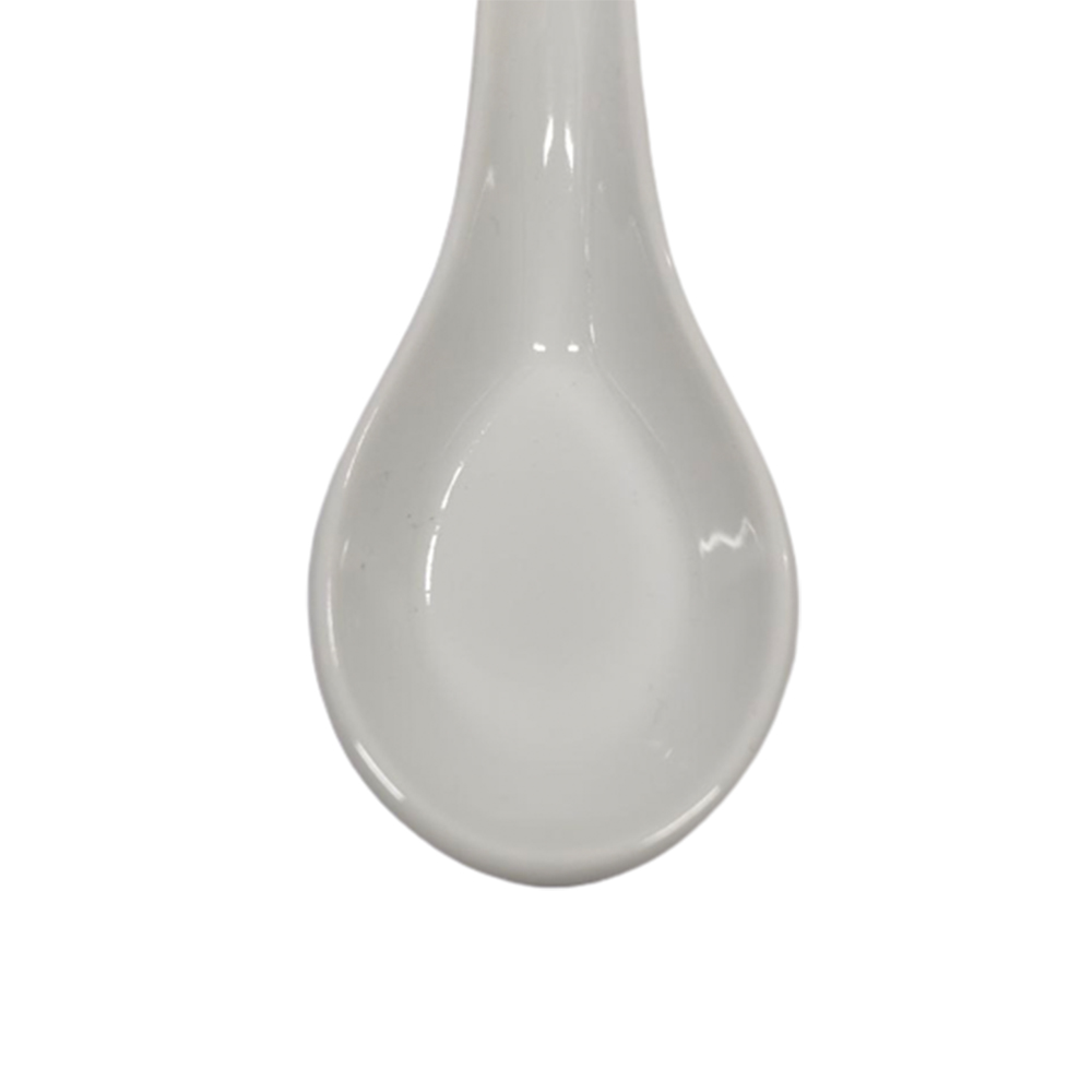 HARRIANWARE PORCELAIN  SOUP SPOON - WHITE
